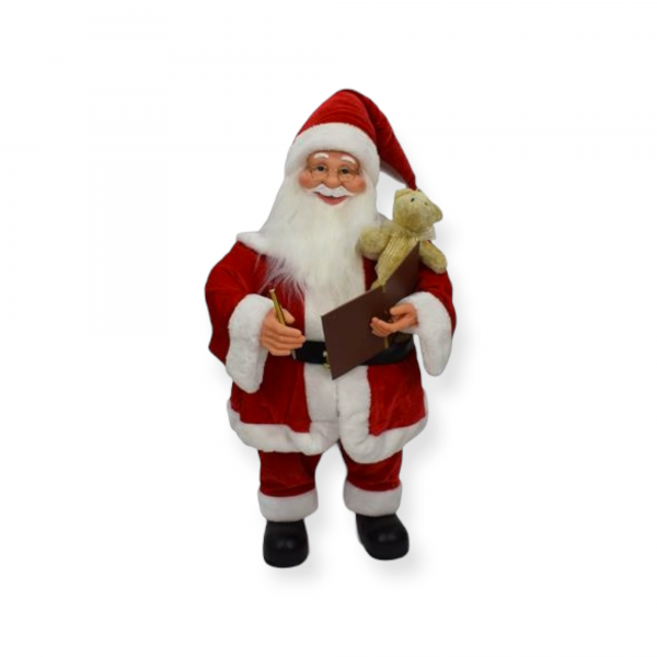 Babbo Natale che Scrive con  Movimento Luce e Suono
